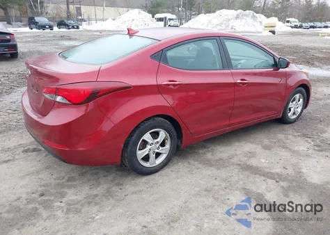 2014 Hyundai Elantra Se z USA, uszkodzony, nr VIN 5NPDH4AE6EH535937